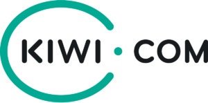 kiwi.com logotipas be fono, mobiliosios programėlės kelionėms
